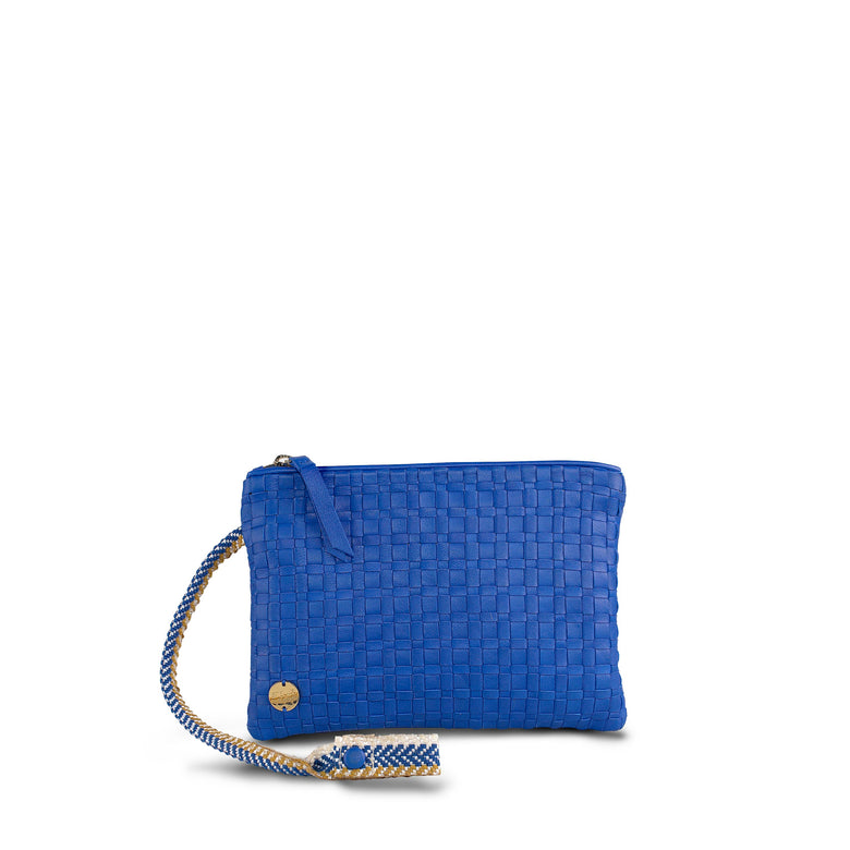 Hermes Constance Slim Wallet Belt Bag Sapphire Lizard with Gold Hardware |  Mightychic